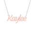 Gold Name Necklace - Kaylee